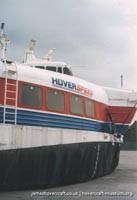 SRN4 Swift (GH-2004) being taken to the Hovercraft Museum